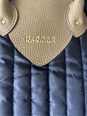 Black and Tan Quilted Crossbody Bag